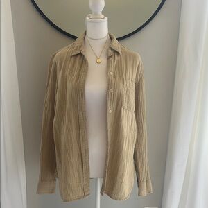 J Crew Women’s Tan Beach Cover Up